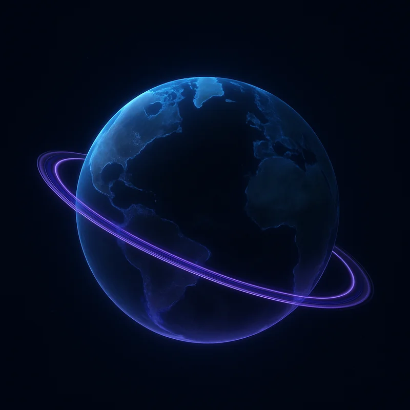 Globe with secure routing ring